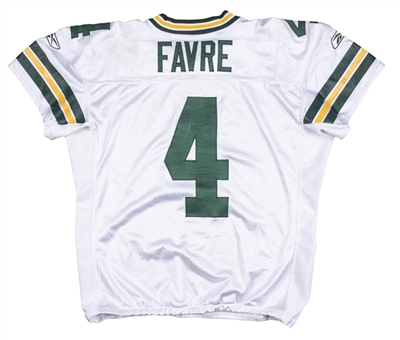 2007 Brett Favre Game Used Green Bay Packers Road Jersey (MEARS)